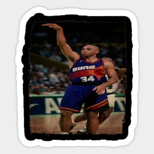 Charles Barkley Phoenix Suns Vintage Sticker